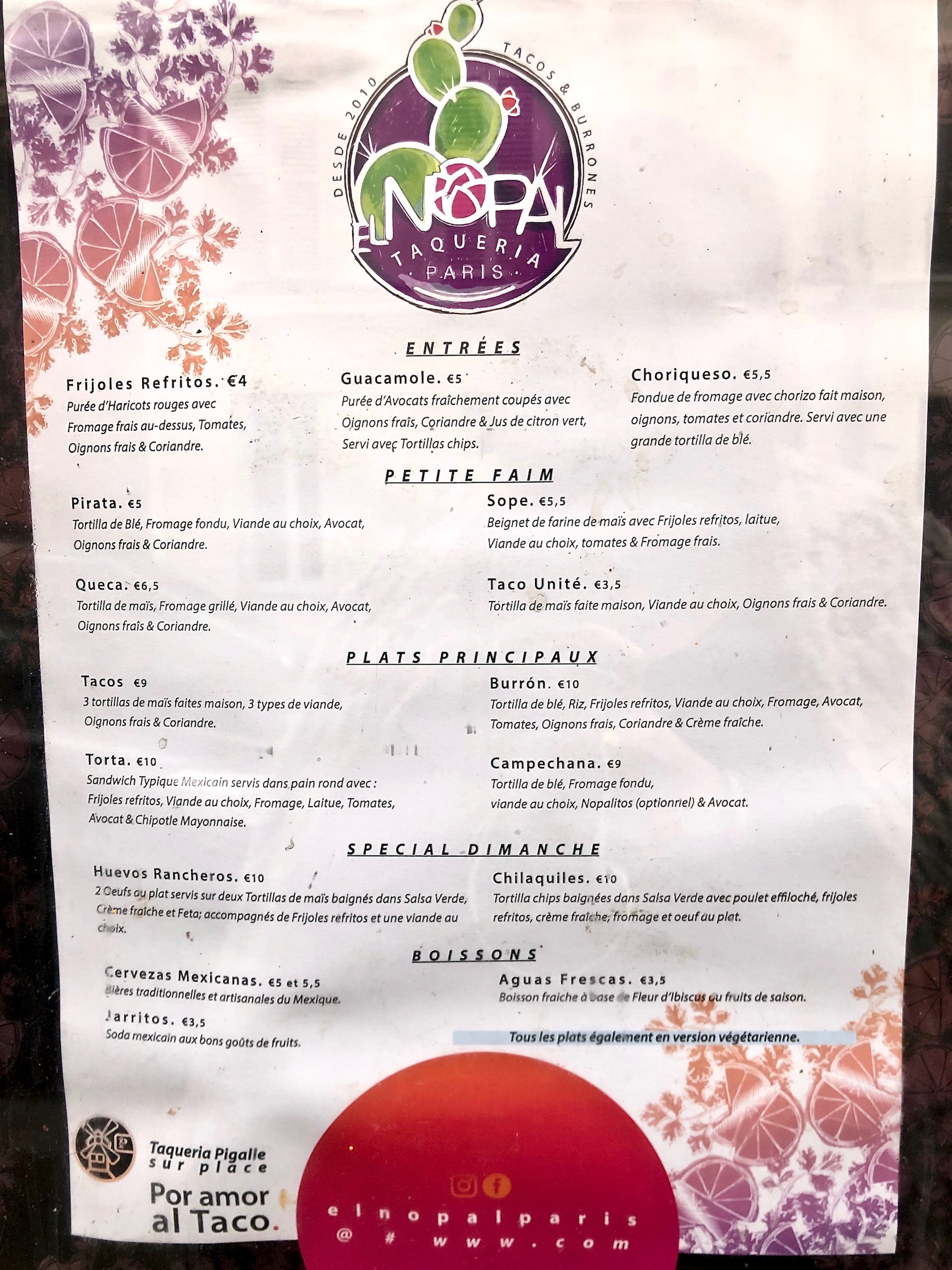 el nopal menu