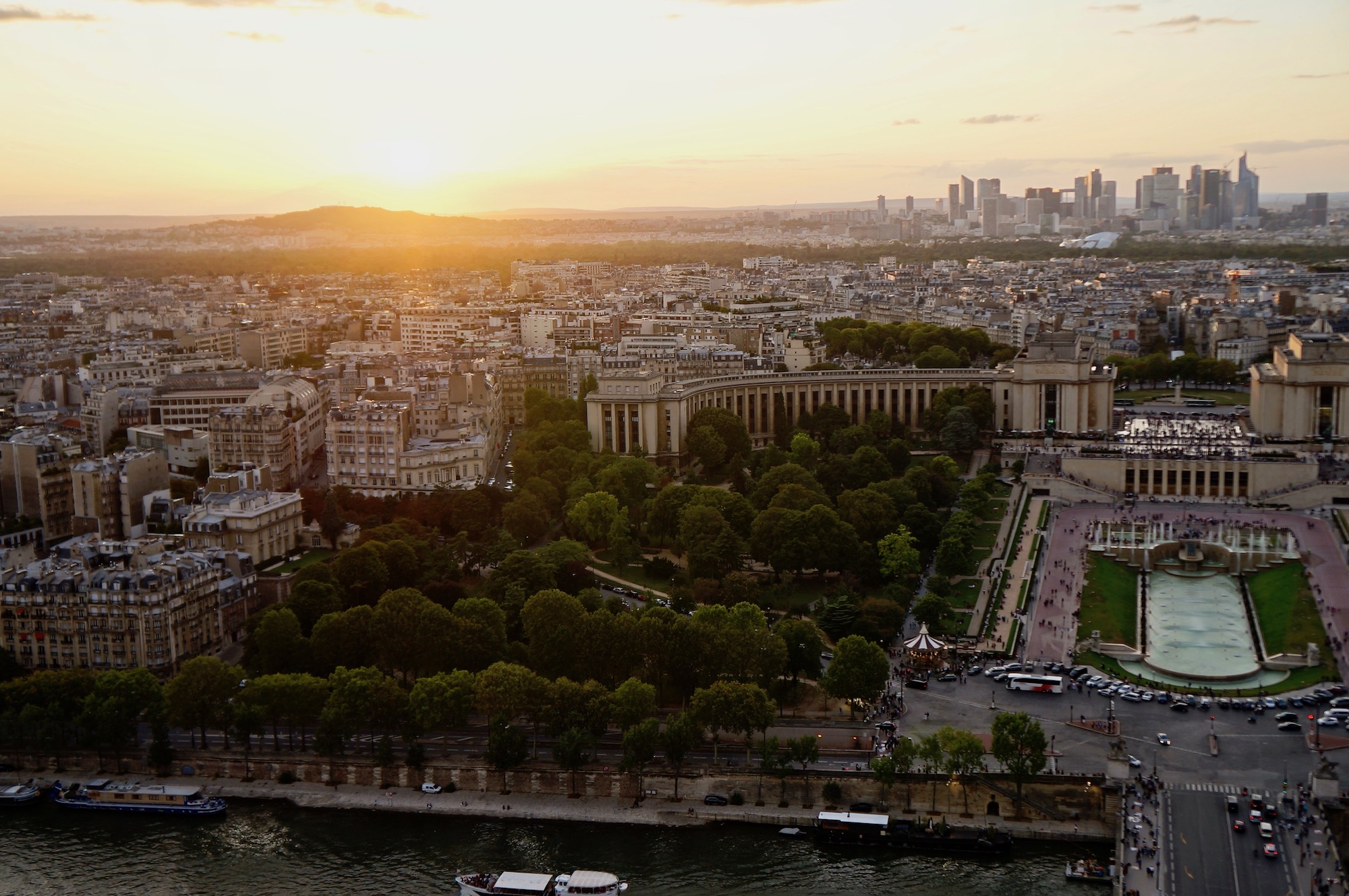 Sunset Views of Paris