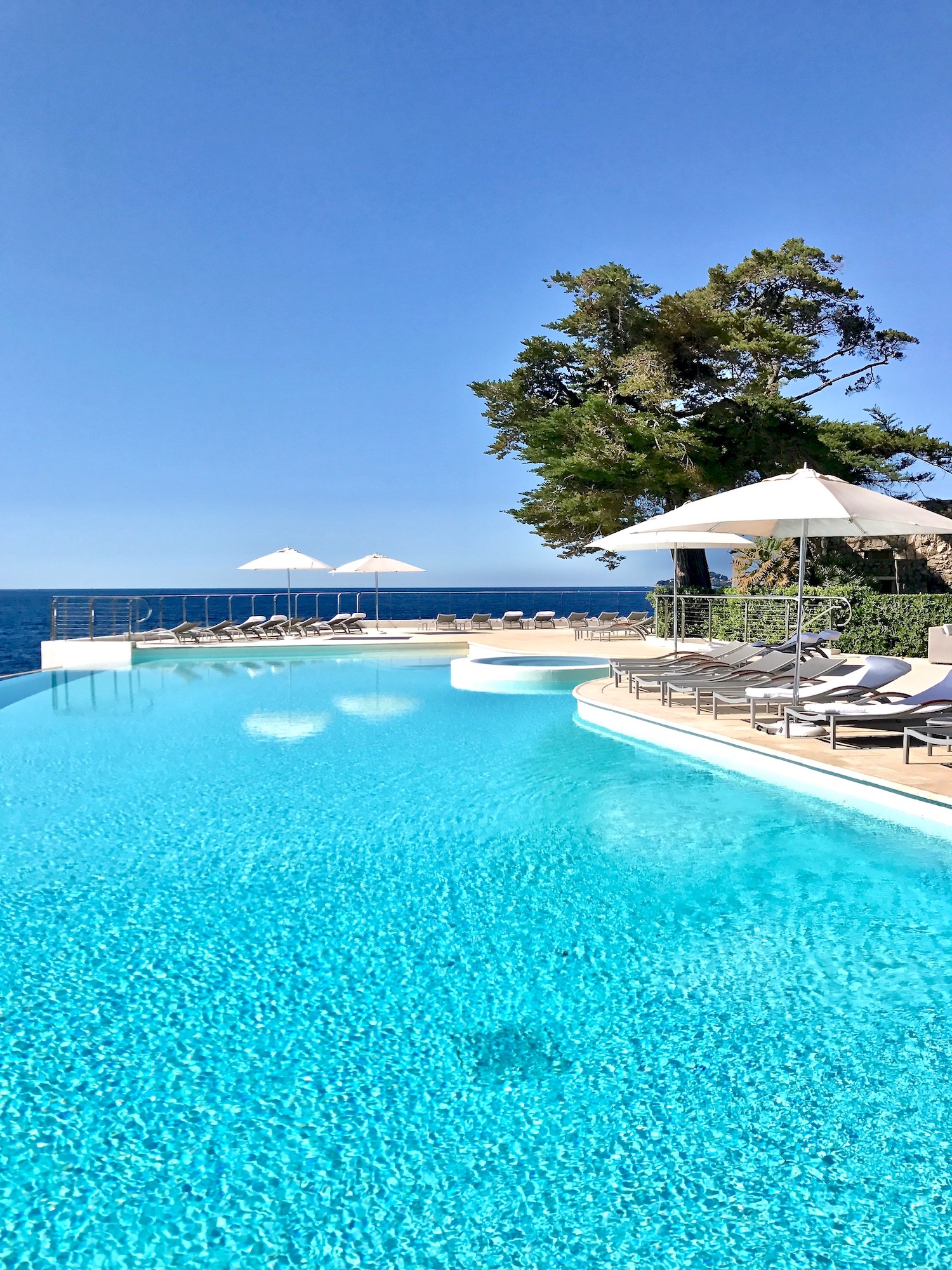 Pool view at Hotel Cap Estel Èze