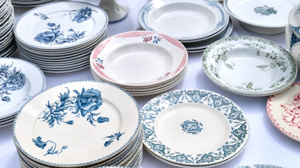 Starting my French antique collection plates featured