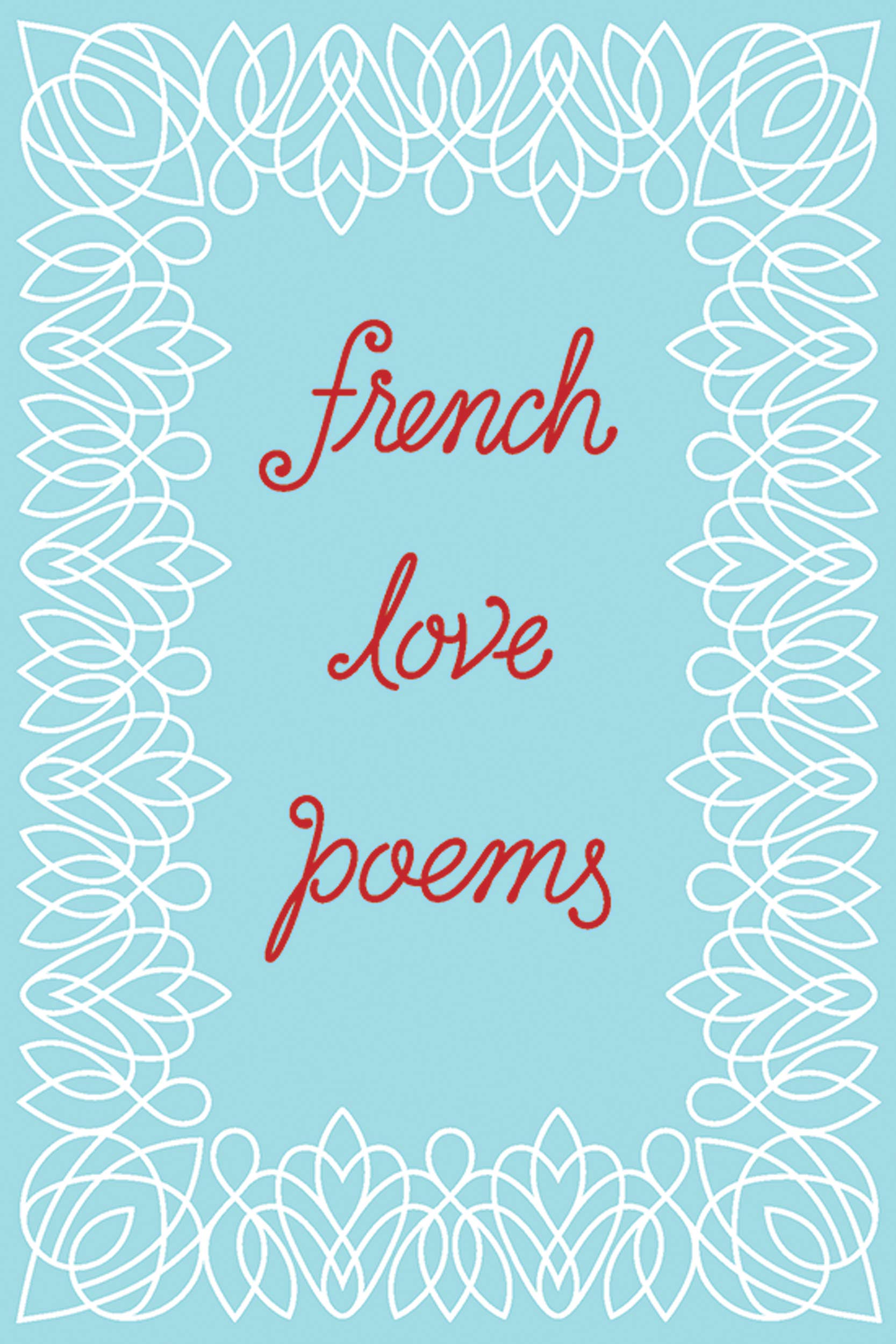 French Love Poems francophile valentine's day gift ideas