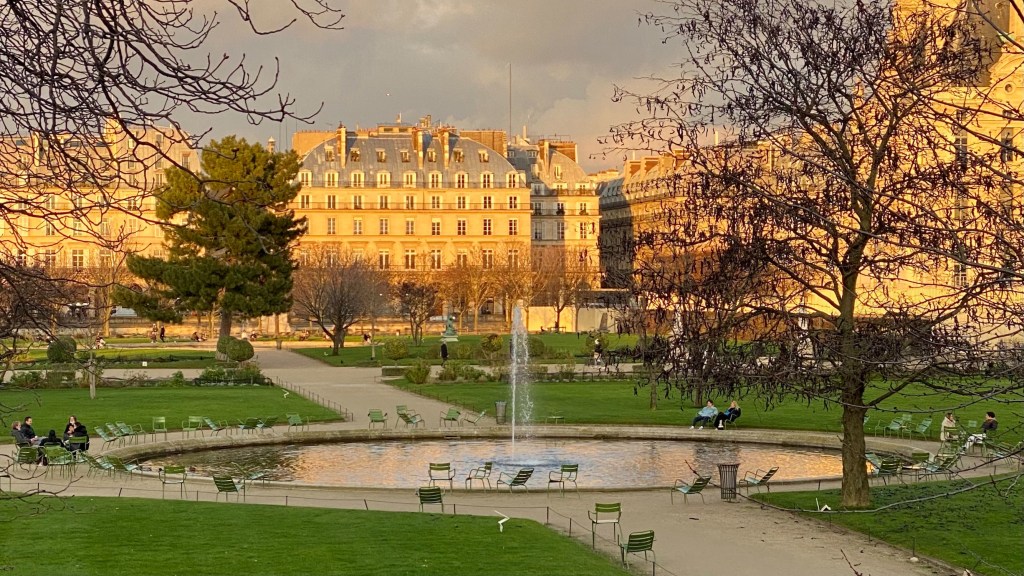 winter light tuileries