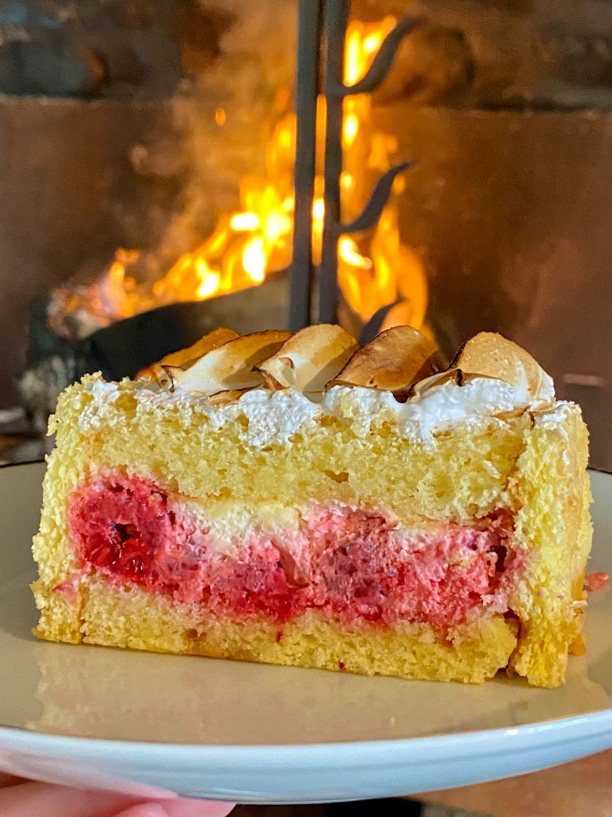 framboisier meringué