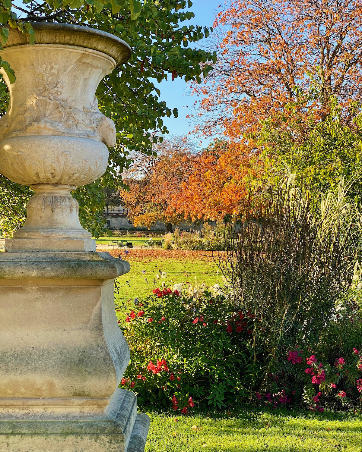 orange leaves in the tuileries weekend links week 42