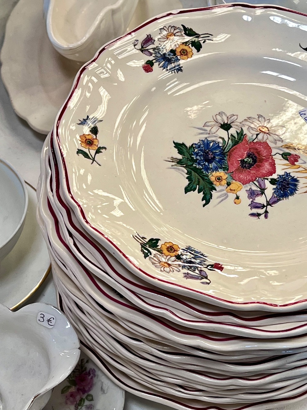 vintage french plates