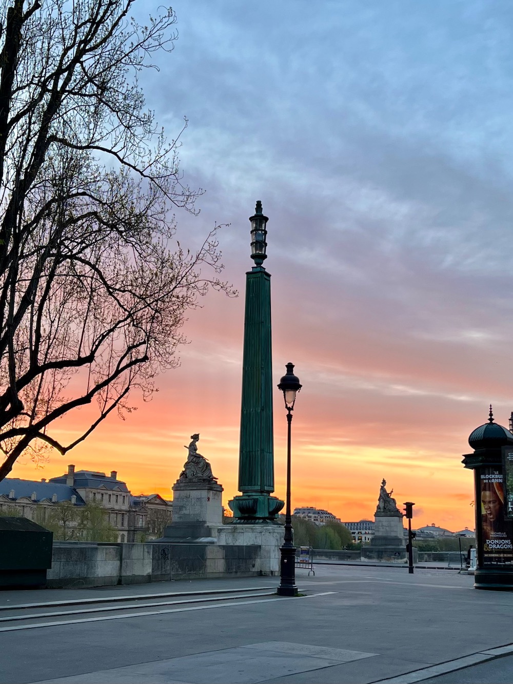 paris sunrise
