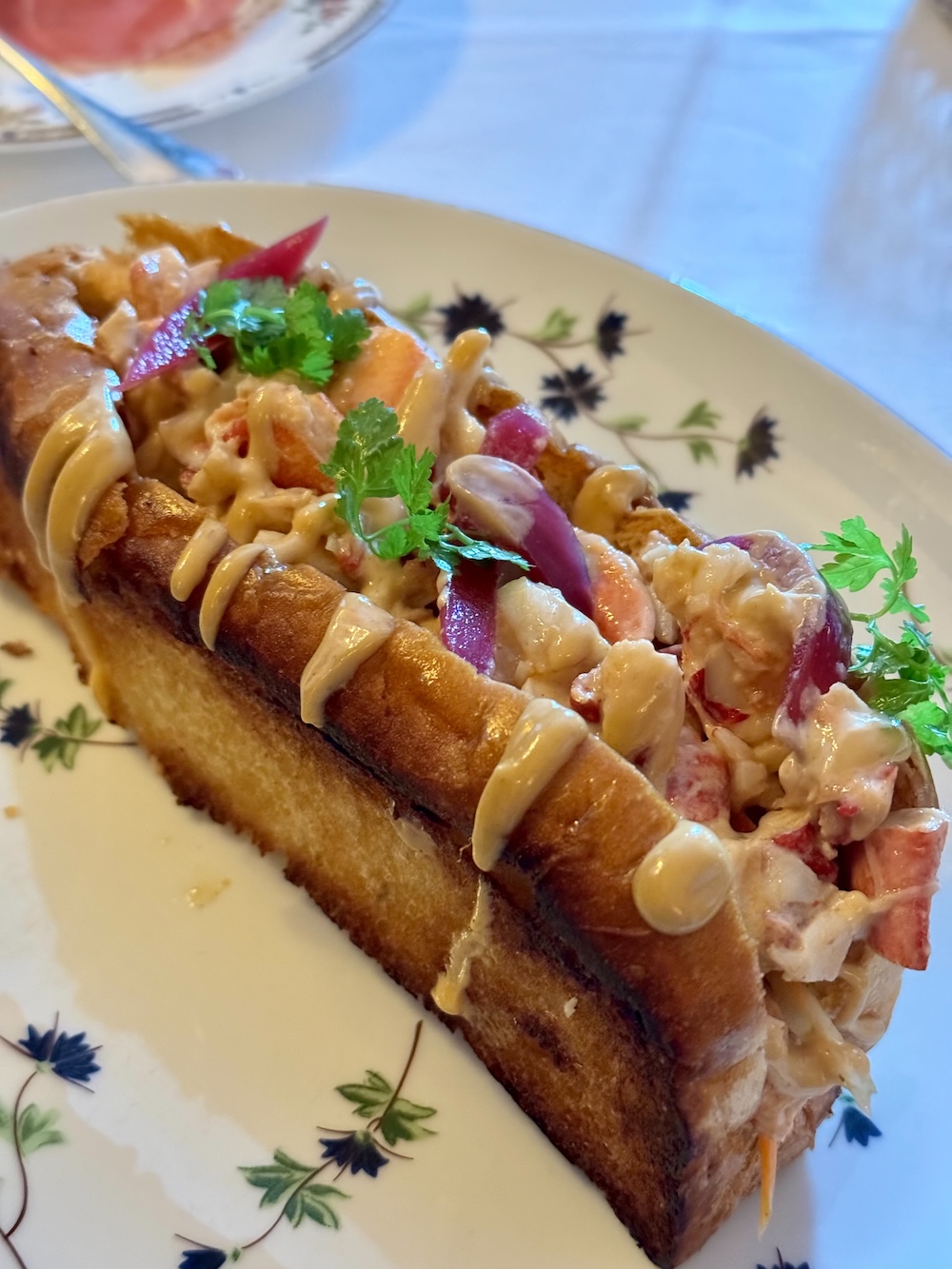 lobster roll at le voltaire