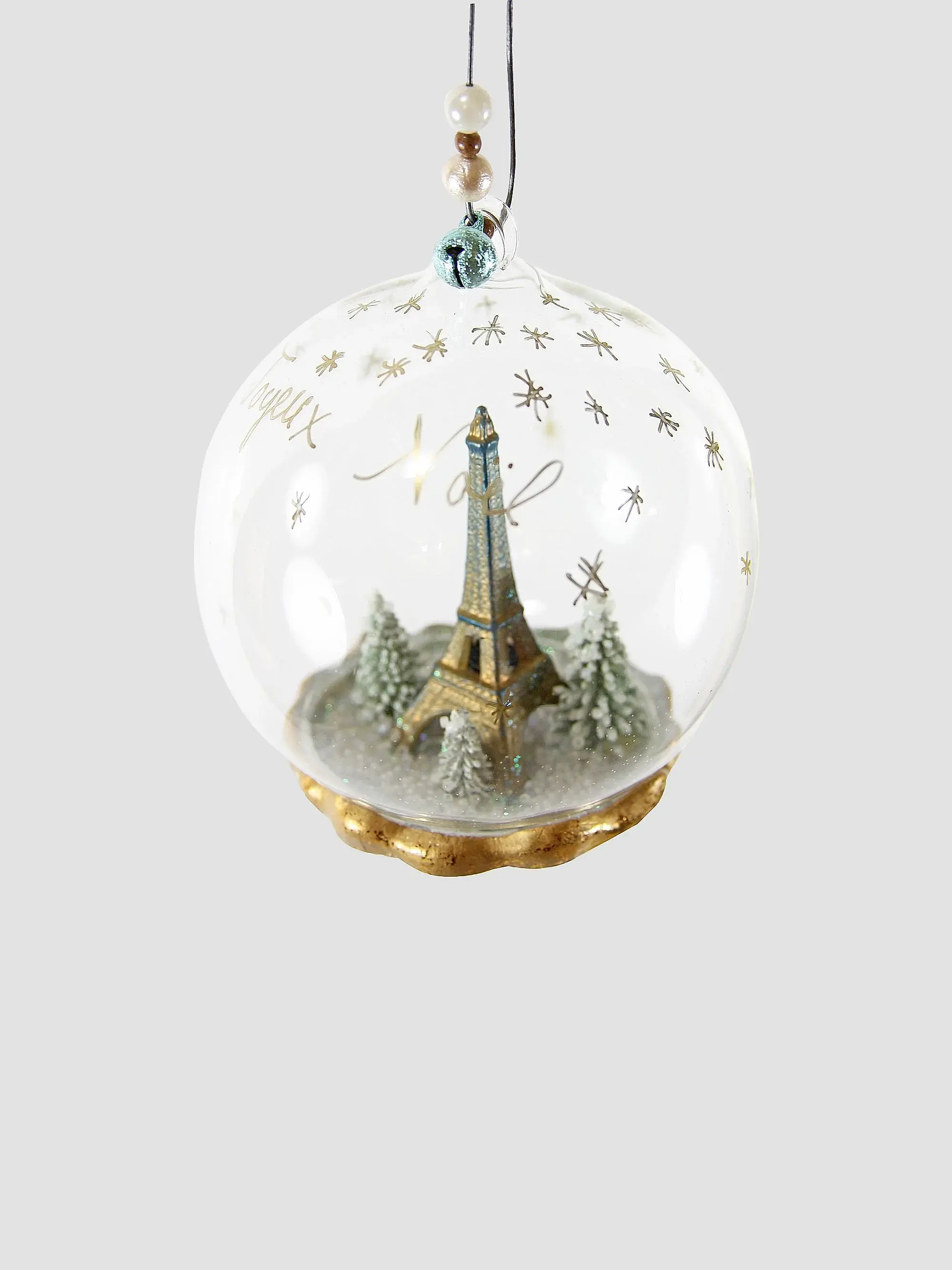 joyeux noel globe ornament