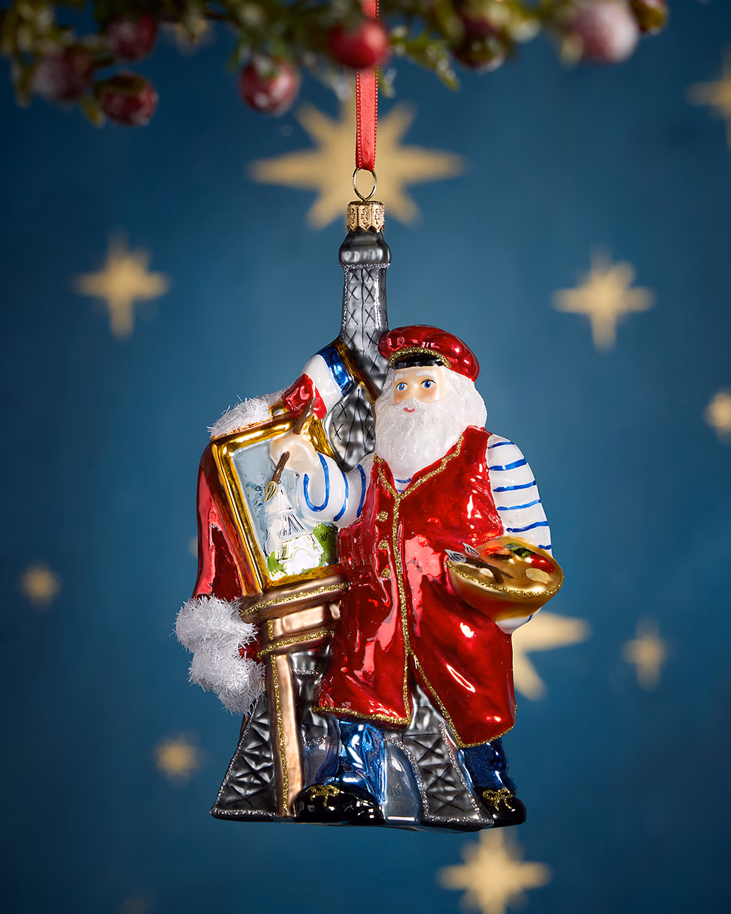 paris santa ornament