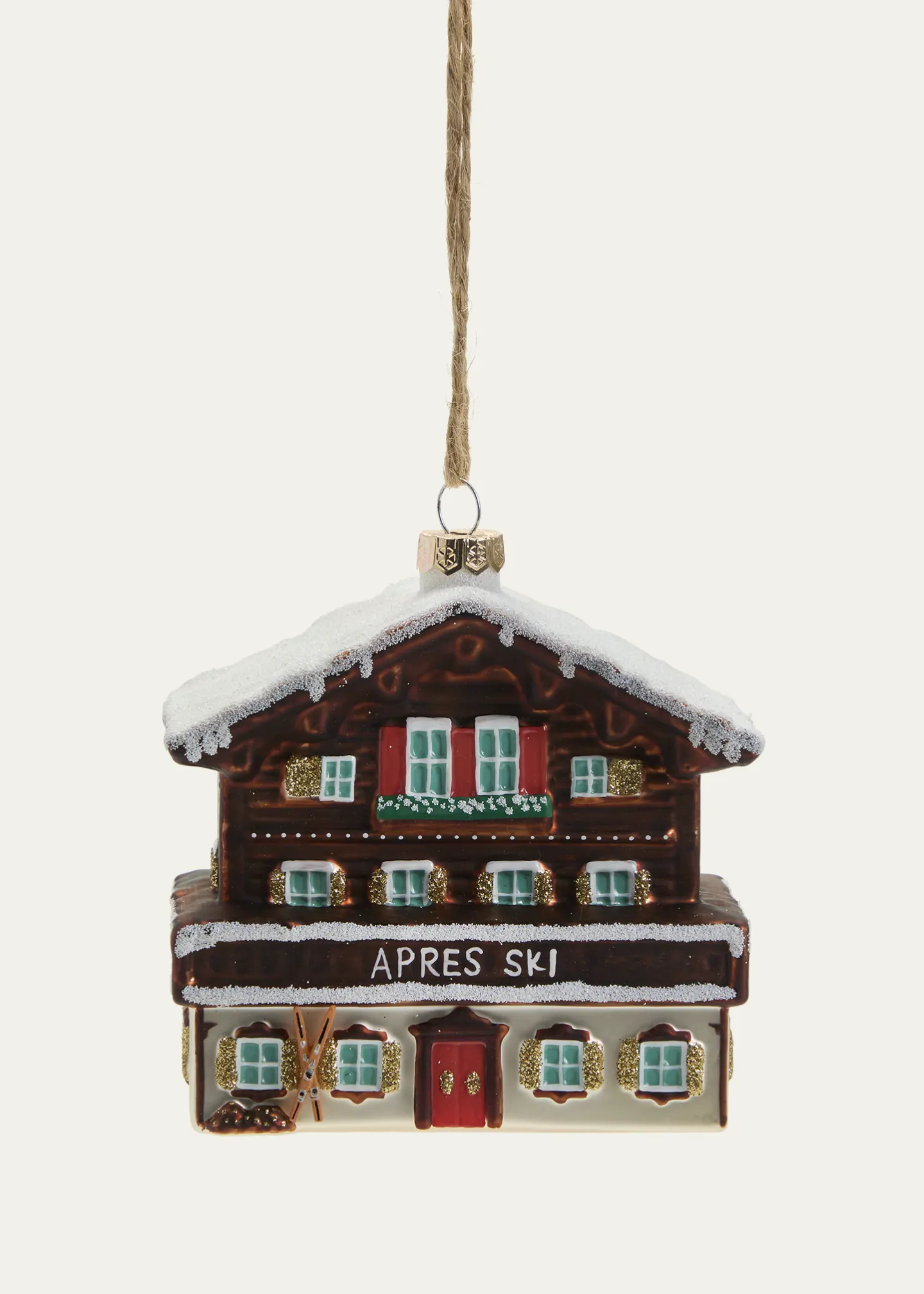 apres ski chalet ornament