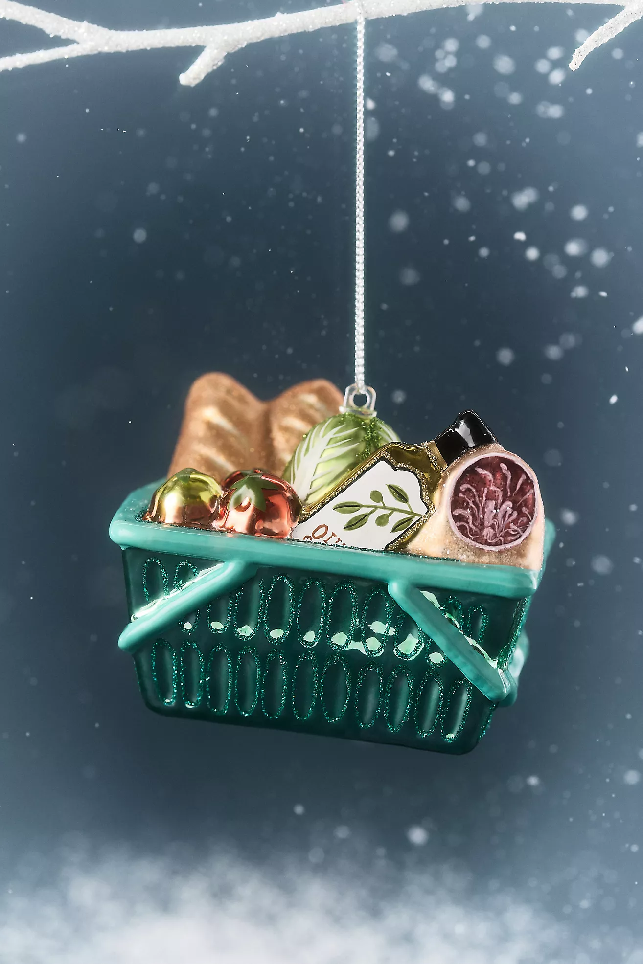 veggie basket ornament