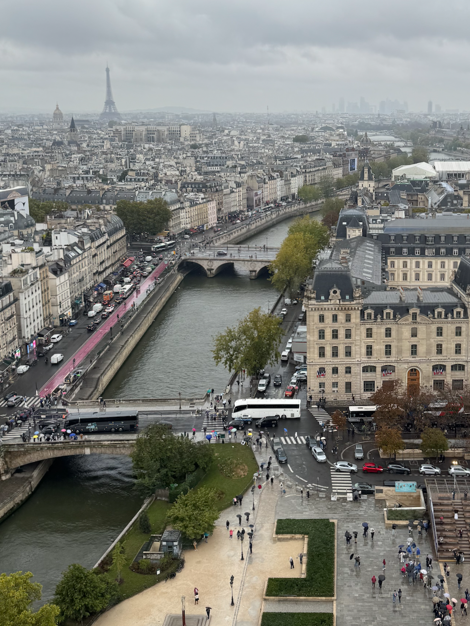 september 2025 recap notre dame tower climb view