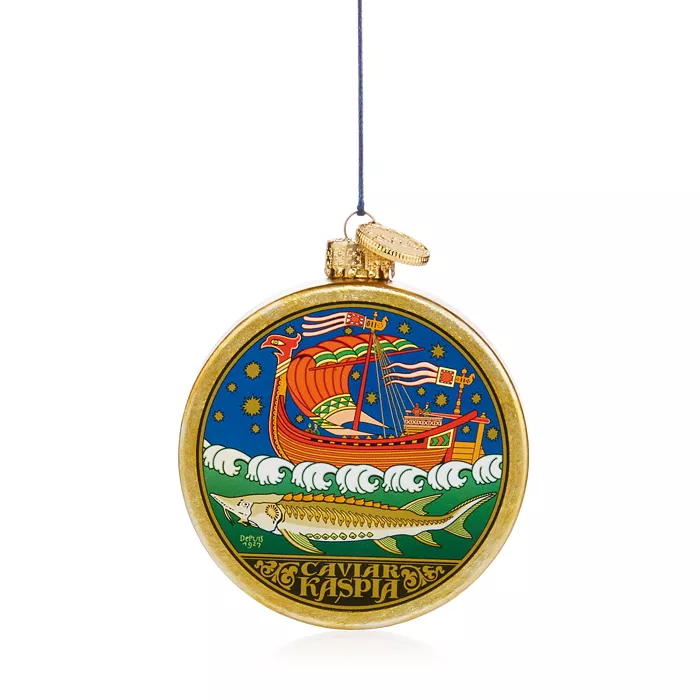 caviar kaspia caviar tin ornament