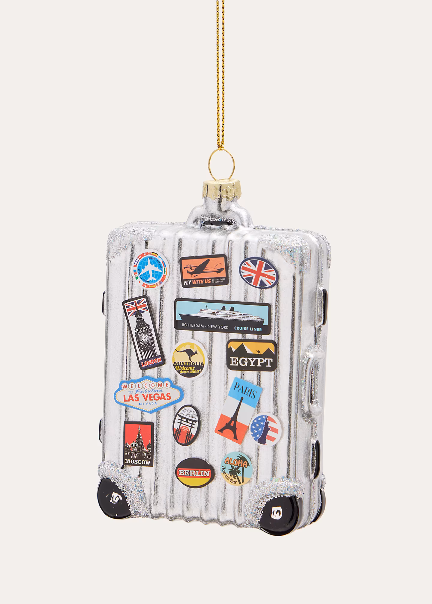 jetsetter suitcase ornament