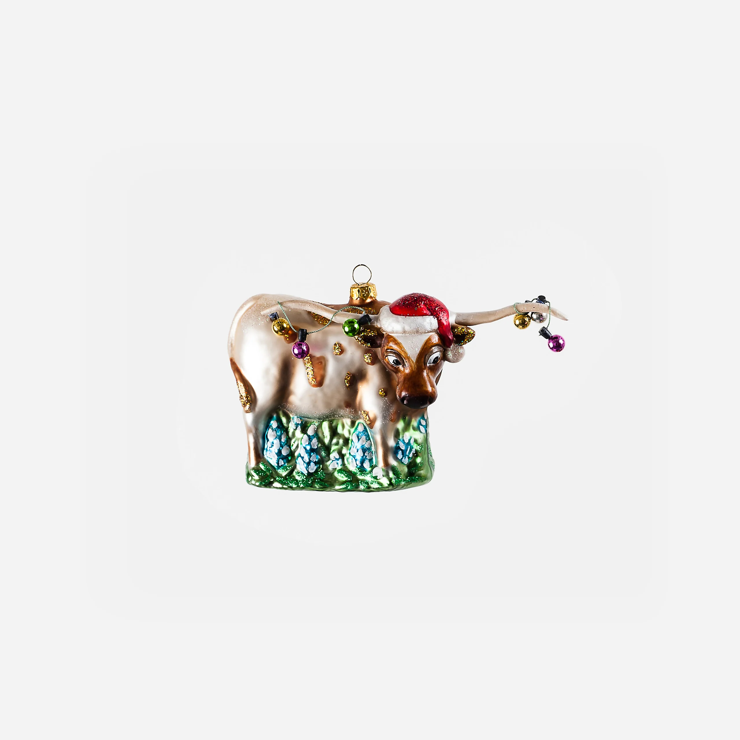 longhorn christmas ornament