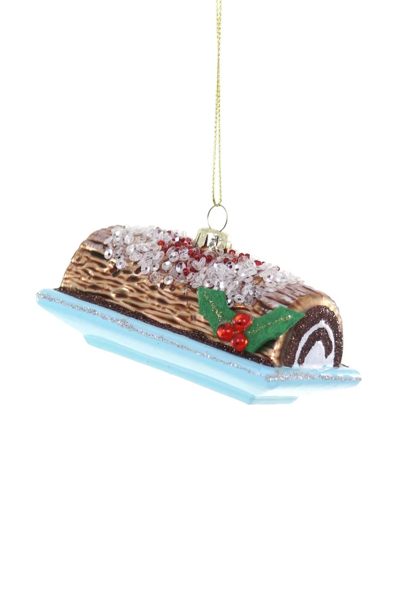 bûche de noël ornament